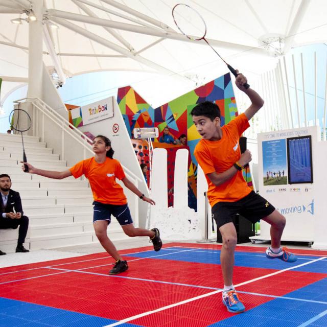 Badminton exhibition Italy-India - 01