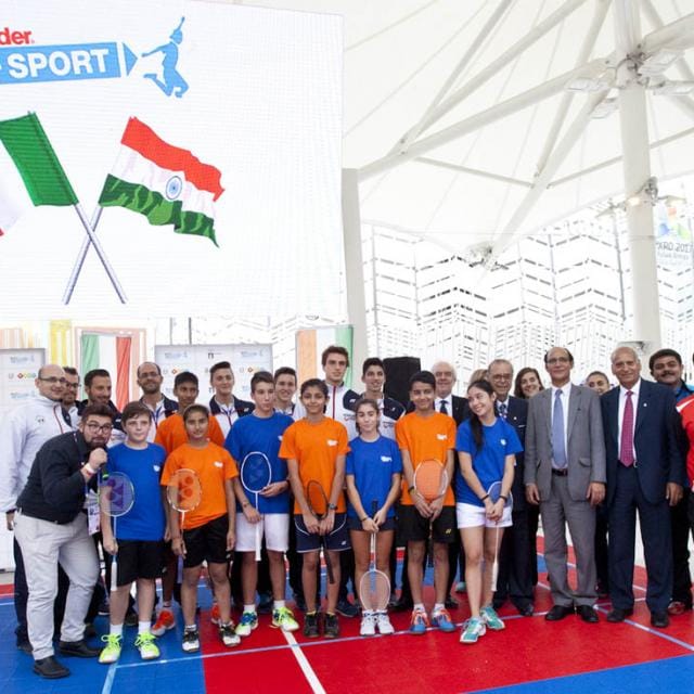 Badminton exhibition Italy-India - 02