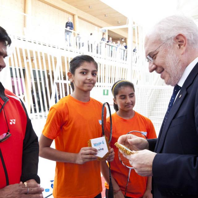 Badminton exhibition Italy-India - 07