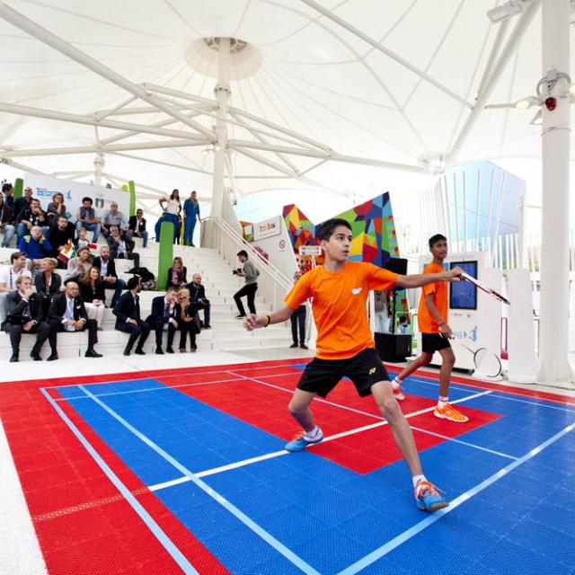 Badminton exhibition Italy-India - 13