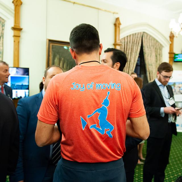 Celebrating Kinder Joy of moving in the UK Houses of Parliament