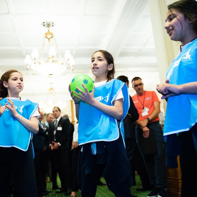 Celebrating Kinder Joy of moving in the UK Houses of Parliament 