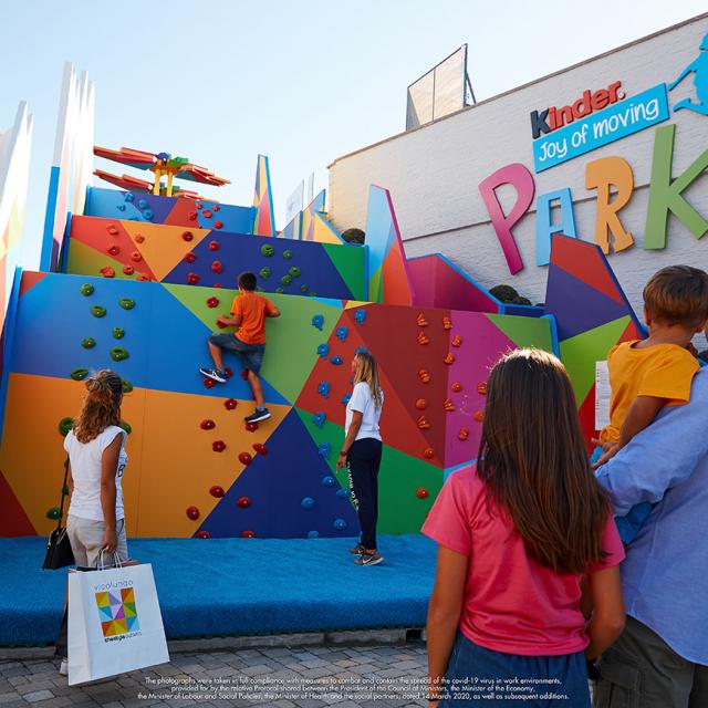 The first Kinder Joy of moving Park is at Vicolungo the Style Outlets