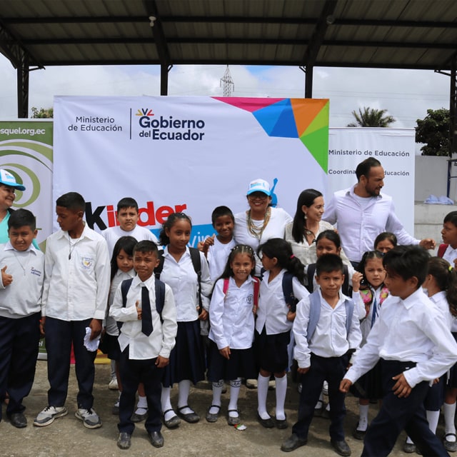 kids during a kinder joy of moving event