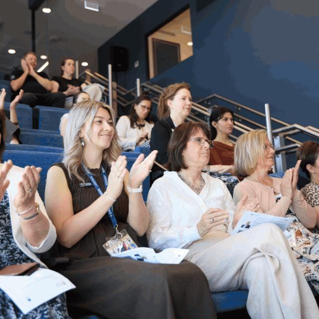 people during a Joy of moving event
