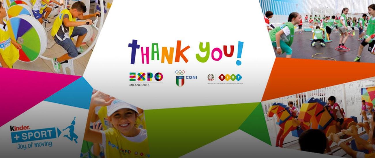 Kinder+Sport experience at Expo Milano 2015