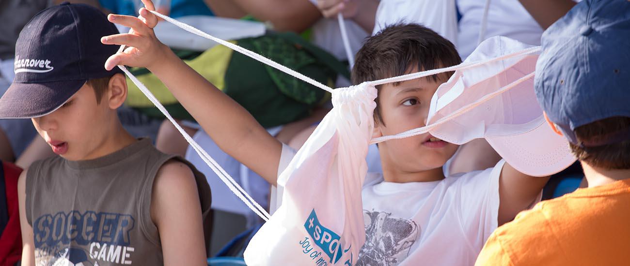Kinder + Sport at the athletic summer camp!