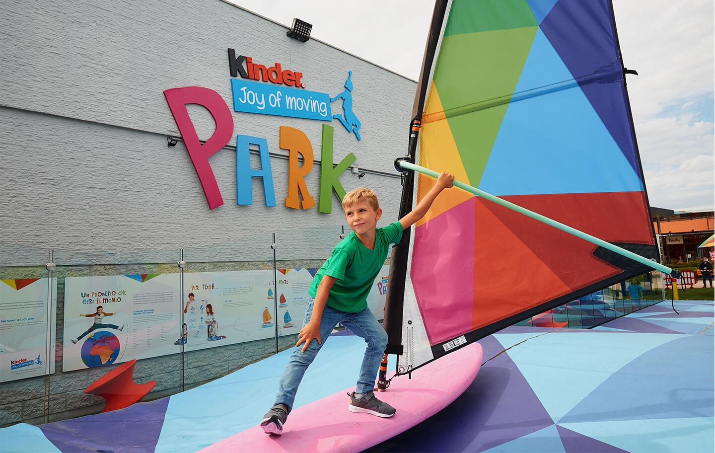 The first Kinder Joy of moving Park is at Vicolungo the Style Outlets