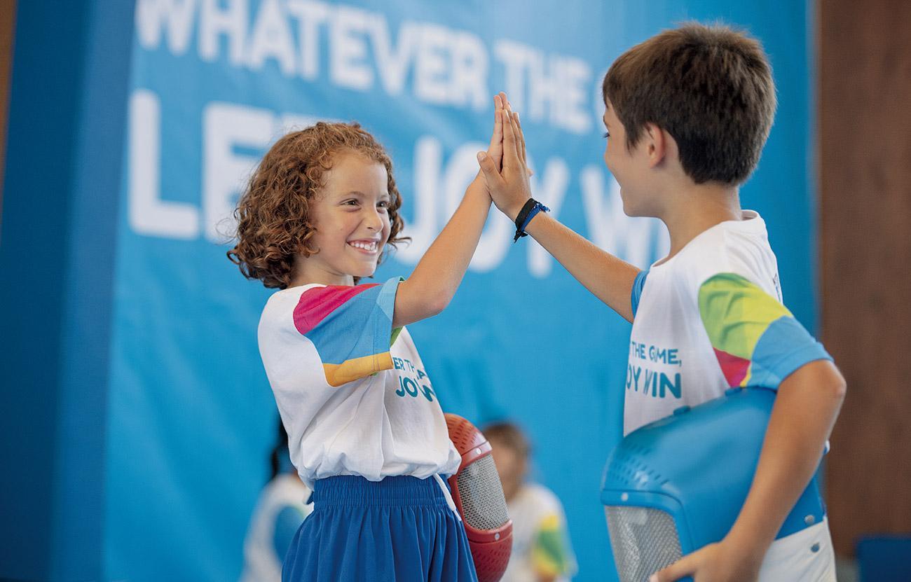 WHATEVER THE GAME, LET JOY WIN