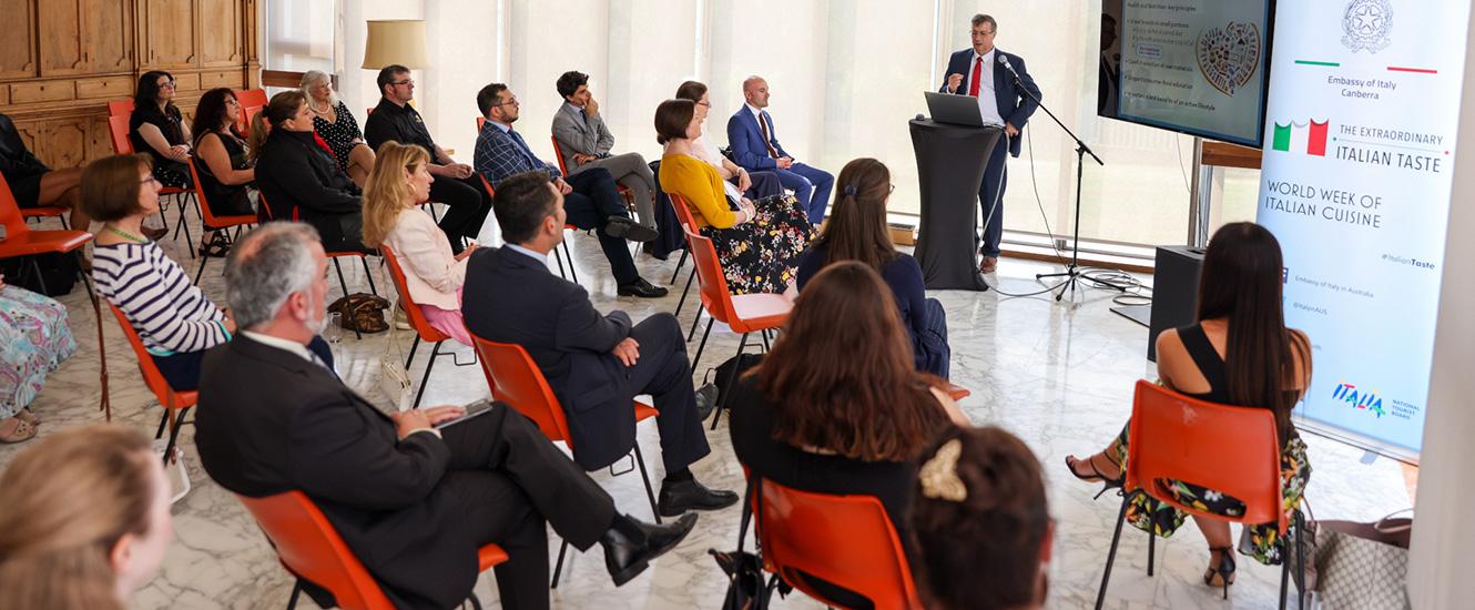Sharing the Joy of moving at the Embassy of Italy in Australia 
