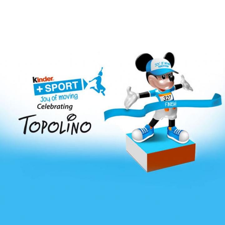 Kinder+Sport with Mickey Mouse in Milan